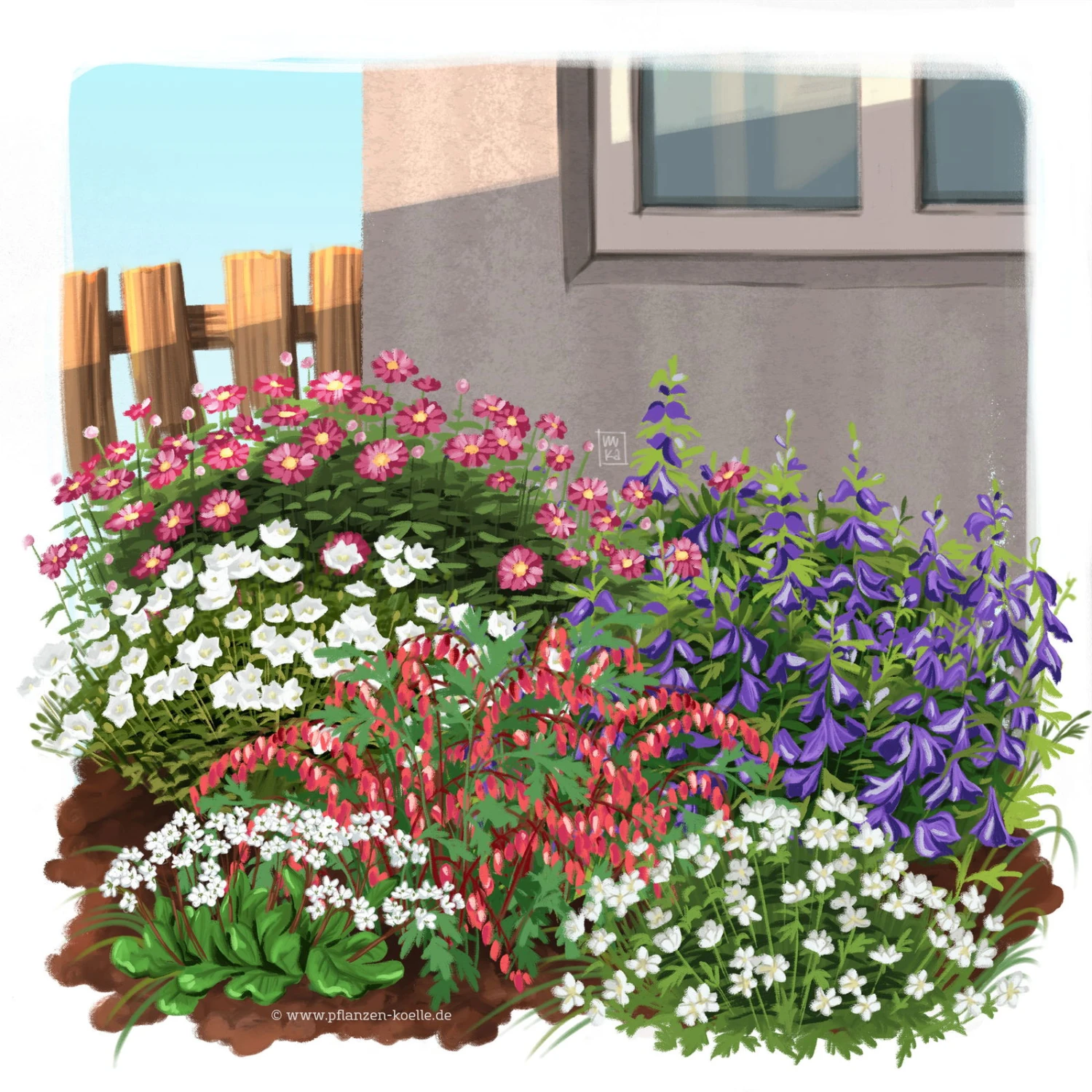 Schattenstauden Set, 18 Pflanzen Für 3 M², Bunt 1 Schattenstauden Set, 18 Pflanzen Für 3 M², Bunt