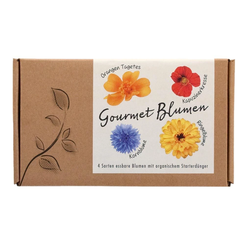 Blumensamen-Set Gourmet Blumen, Essbar, Bienenfreundlich, Dekorativ 1 Blumensamen-Set Gourmet Blumen, Essbar, Bienenfreundlich, Dekorativ