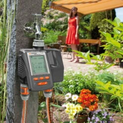 Bewässerungscomputer, Gardena, 2 Gartenbereiche, 3 Vorgänge Täglich -Biohort Gartenarbeit Geschaft 0930101137 Bewaesserungscomputer MultiControl duo 6 61564