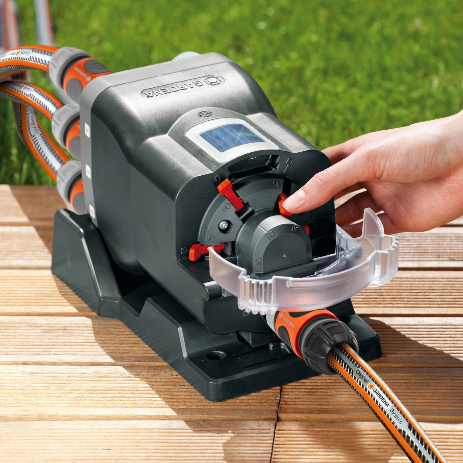 Wasserverteiler, Gardena, Bis 6 Anschlussgeräte, Für Bewässerungscomputer 8 Wasserverteiler, Gardena, Bis 6 Anschlussgeräte, Für Bewässerungscomputer – Bild 8