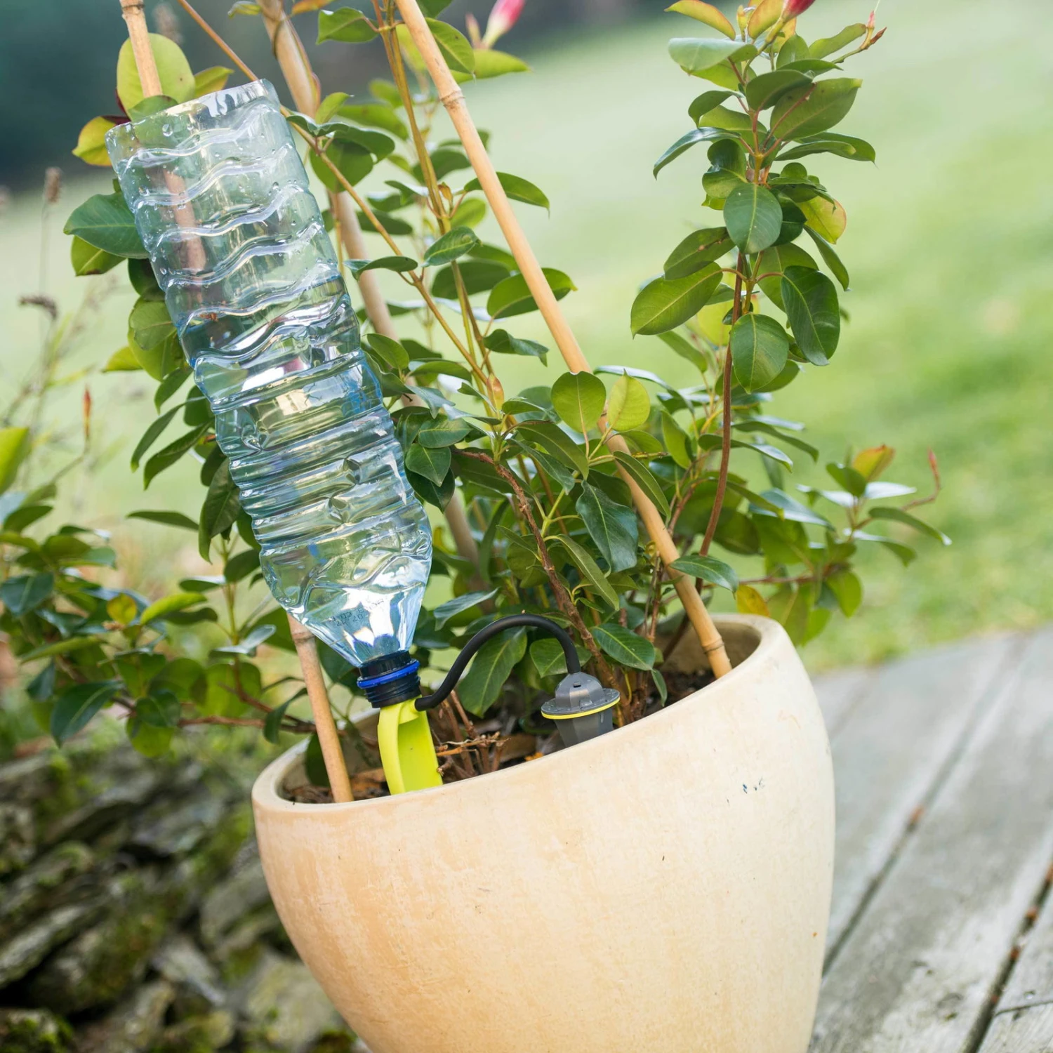 4er-Set Tropfbewässerungssystem Iriso + 1 Gratis, Für Töpfe, Kästen 1 4er-Set Tropfbewässerungssystem Iriso + 1 Gratis, Für Töpfe, Kästen