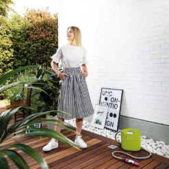 Aquapop Mit Selbstaufdehnbarem Schlauch, 5-15m, Lime, Kunststoff / Polyester -Biohort Gartenarbeit Geschaft 0930200477 Aquapop mit 5 15m selbstaufdehnbarem Schlauch Lime 1 58931