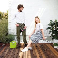 Aquapop Mit Selbstaufdehnbarem Schlauch, 5-15m, Lime, Kunststoff / Polyester -Biohort Gartenarbeit Geschaft 0930200477 Aquapop mit 5 15m selbstaufdehnbarem Schlauch Lime 2 58930