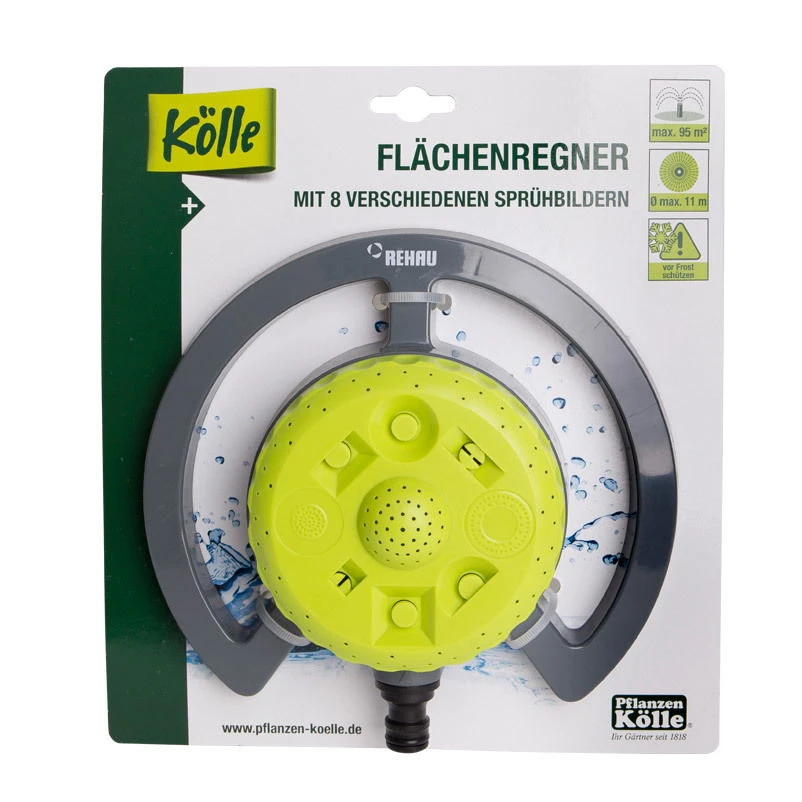 Kölle 8-Flächenregner Aus Kunststoff, Anthrazit-grün 1 Kölle 8-Flächenregner Aus Kunststoff, Anthrazit-grün