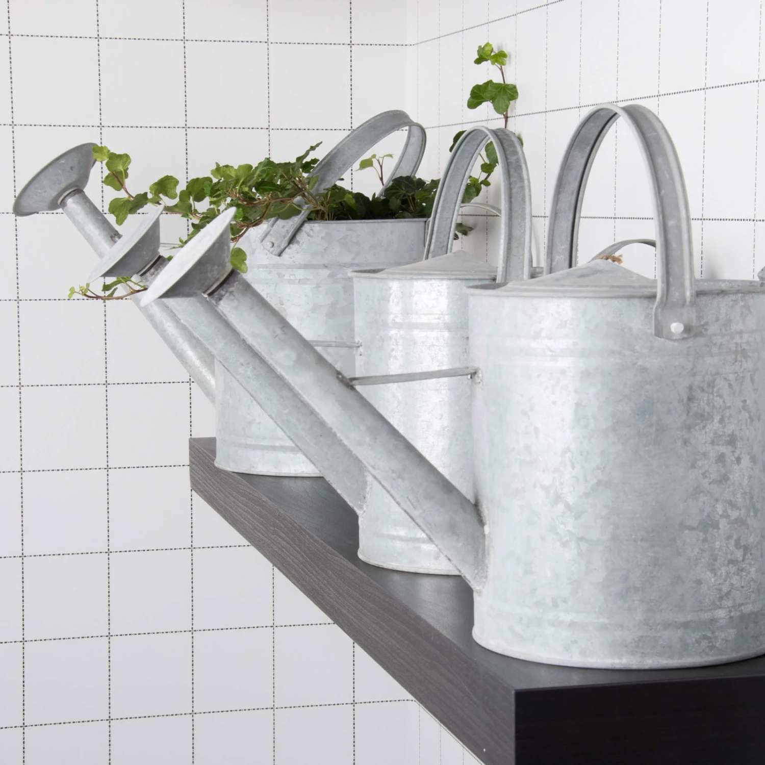 Altzink Gießkanne, Galvanisch Verzinkter Karbonstahl, 3,5 L 4 Altzink Gießkanne, Galvanisch Verzinkter Karbonstahl, 3,5 L – Bild 4