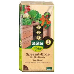 Ausgewählte Produkte -Biohort Gartenarbeit Geschaft 0960300202 0960300205 0960300206 Koelle Bio Hochbeet Spezialerde torffrei 40l PAL60 88384 1