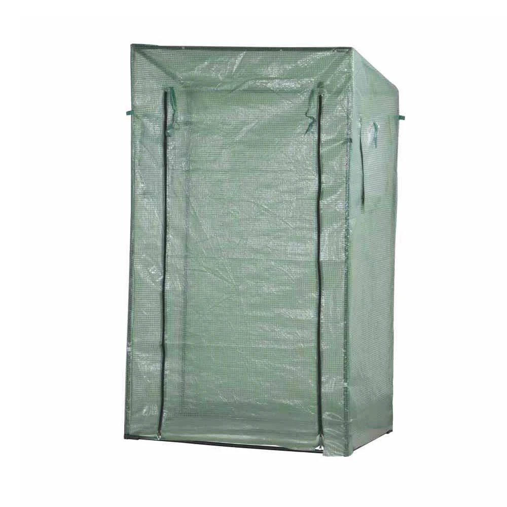 Tomatengewächshaus, Grün, Stahlrohr / PE-Polyethylen, 170 X 80 X 195 / 154 Cm 2 Tomatengewächshaus, Grün, Stahlrohr / PE-Polyethylen, 170 X 80 X 195 / 154 Cm – Bild 2