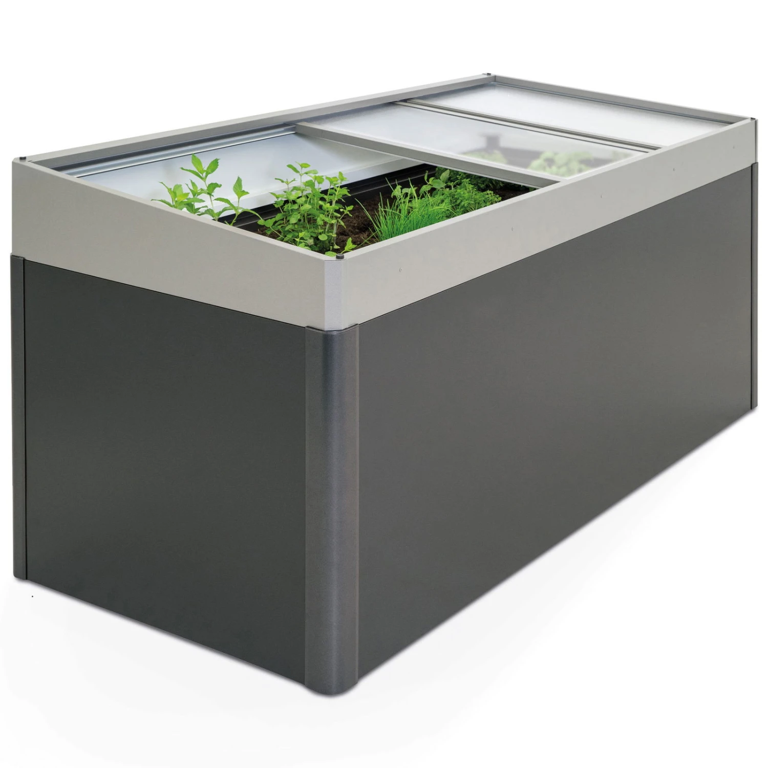 Frübeetaufsatz Für Hochbeete Der Marke Biohort, Größe 2x1 1 Frübeetaufsatz Für Hochbeete Der Marke Biohort, Größe 2x1