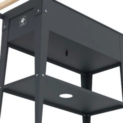Hochbeet-Trolley Mit Rädern, Anthrazit, Metall, 75 X 35 X 80 Cm, 47 L -Biohort Gartenarbeit Geschaft 0980250141 Urban Garden Trolly auf Raedern anthrazit 4 84498