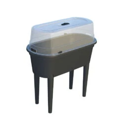 Hochbeet Mit Deckel, Anthrazit, L80 X B40 X H83 Cm -Biohort Gartenarbeit Geschaft 0980250146 Hochbeet mit Beinen und Deckel anthrazit 2 88863