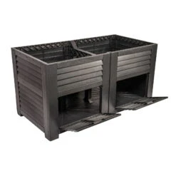 Maxi-Hochbeet Mit 2 Fächern, Anthrazit, Polypropylen, L150 X B76 X H78 Cm 5 Maxi-Hochbeet Mit 2 Fächern, Anthrazit, Polypropylen, L150 X B76 X H78 Cm -Biohort Gartenarbeit Geschaft 0980250147 Maxi Hochbeet mit 2 Staufaechern anthrazit 1 88866