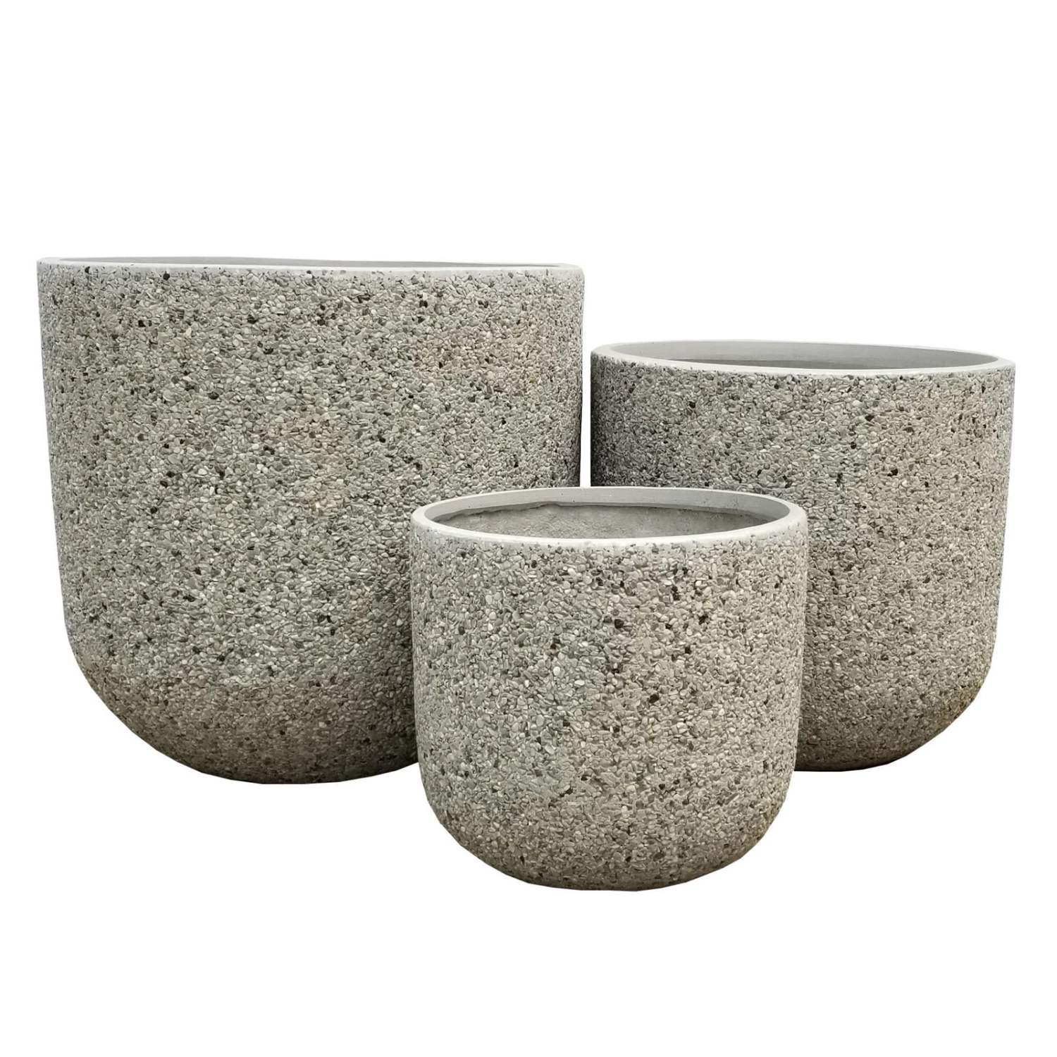 Pflanzgefäß 'Stromy', Beton, Ø 51 X H 48 Cm 1 Pflanzgefäß 'Stromy', Beton, Ø 51 X H 48 Cm