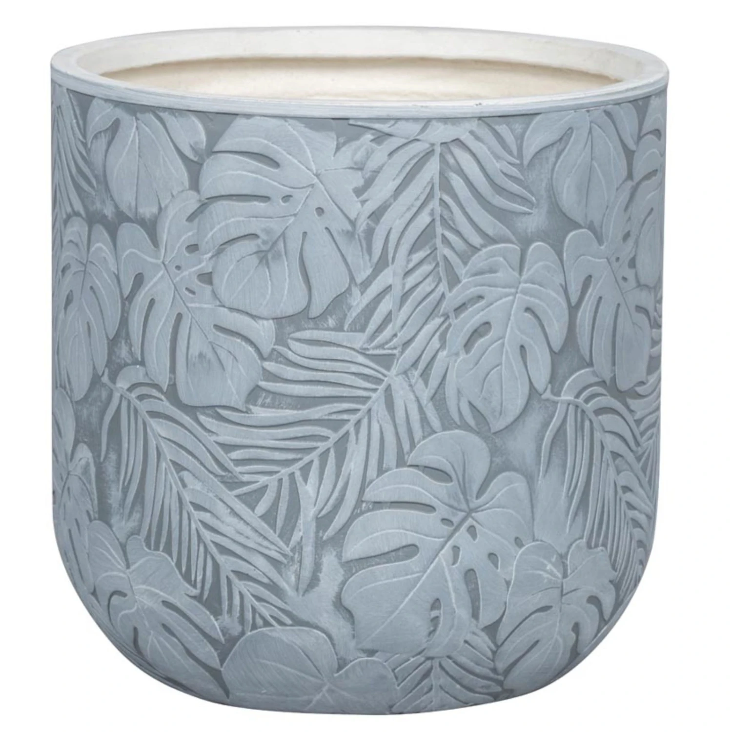 Pflanzgefäß 'Chester 08', Hellgrau, Ø 25 X H 25 Cm 1 Pflanzgefäß 'Chester 08', Hellgrau, Ø 25 X H 25 Cm