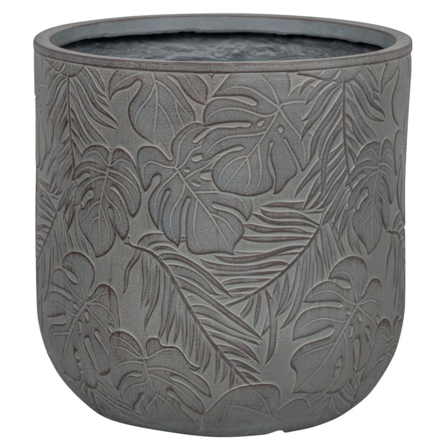 Pflanzgefäß 'Chester 08', Dunkelgrau 1 Pflanzgefäß 'Chester 08', Dunkelgrau