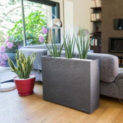 Pflanzkasten 'Volcania Crunch High', Anthrazit, Kunststoff -Biohort Gartenarbeit Geschaft 3230101089 Pflanzkasten Volcania Crunch High anthrazit L99xB29xH78cm 63l2 75442