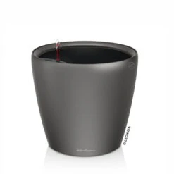 LECHUZA Classico Premium 50 LS, Anthrazit-metallic, All-in-One-Set, Ø 50 Cm H:47 Cm -Biohort Gartenarbeit Geschaft 3325100286 Classico Premium 50LS anthrazit All in One Set D50xH47cm RGB 7595